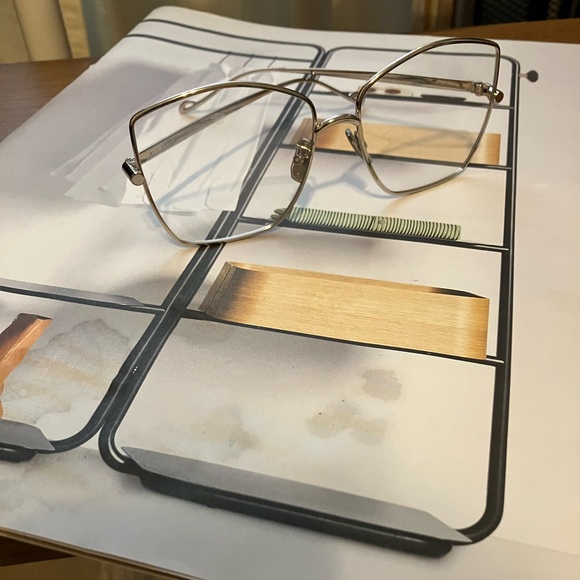 LOEWE silver mariposa eyeglasses - Picture 2 of 4